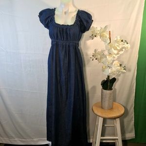 Stitch Btween blue long maxi dress size large